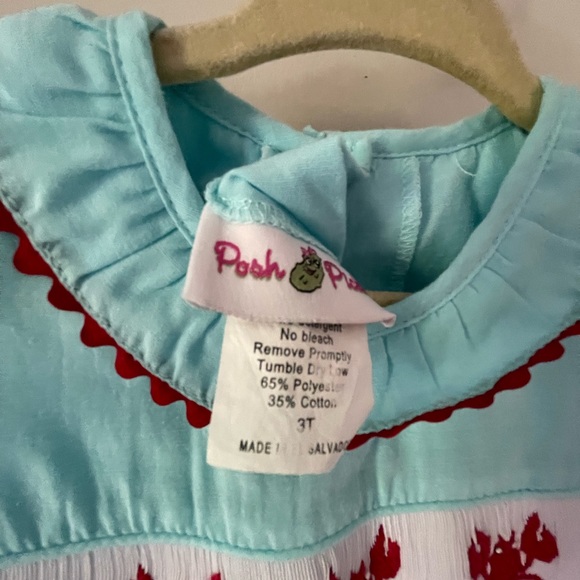 Posh Pickle Lobster Smock Dress 3t - Picture 2 of 2